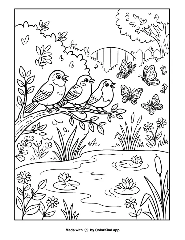 A family setting up a campsite, scene 2 as clean black-and-white printable line art made by ColorKind