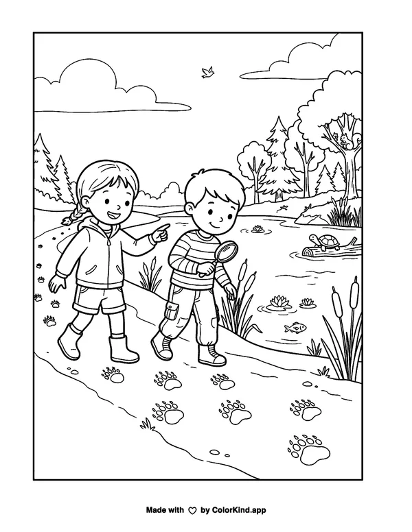 Young soccer players practicing passing together, scene 2 as clean black-and-white printable line art made by ColorKind
