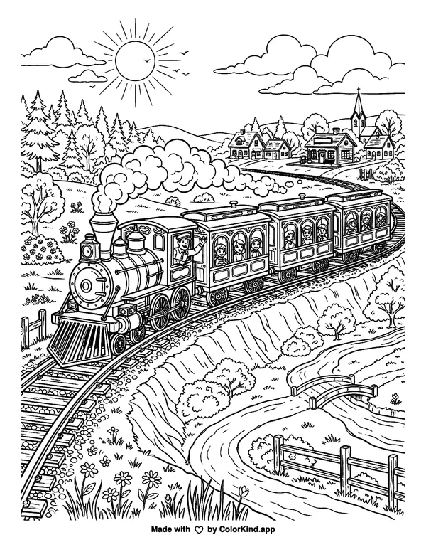 A cargo ship arriving at a busy harbor, scene 2 as clean black-and-white printable line art made by ColorKind